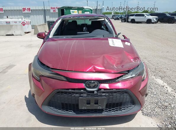 5YFEPMAE3NP363344 2022 TOYOTA COROLLA Red Rear interior view