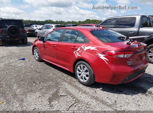 5YFEPMAE4MP187113 2021 TOYOTA COROLLA Red Trasero izquierdo