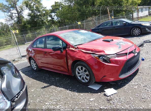 5YFEPMAE4MP187113 2021 TOYOTA COROLLA Red Vista interior trasera