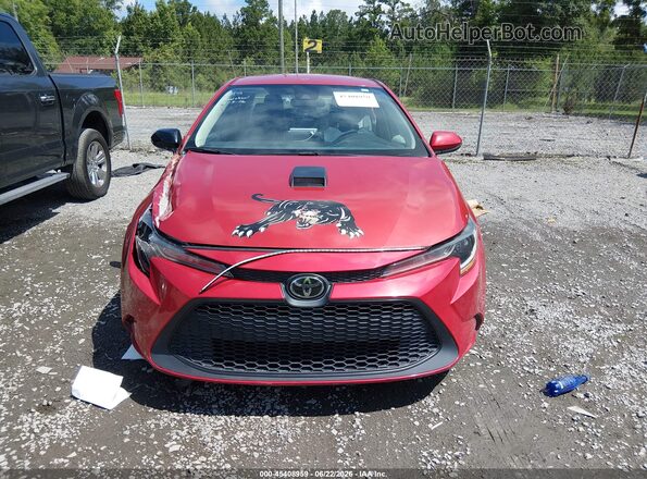 5YFEPMAE4MP187113 2021 TOYOTA COROLLA Red Vista del cuadro de instrumentos