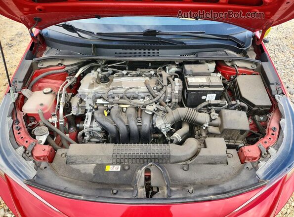 5YFEPMAE4MP239064 2021 TOYOTA COROLLA Red Սալոնի հետևի տեսք