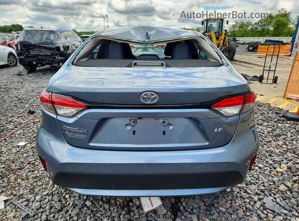 5YFEPMAE4MP268208 2021 TOYOTA COROLLA Blue Vista trasera