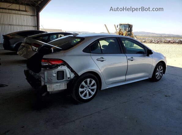 5YFEPMAE4NP308028 2022 TOYOTA COROLLA Silver Rear right