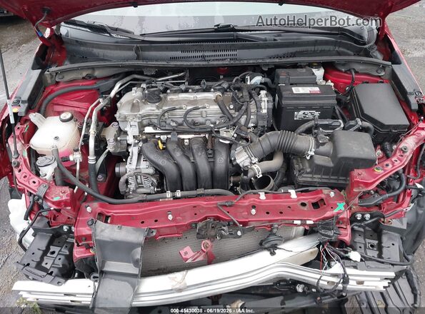 5YFEPMAE4NP310104 2022 TOYOTA COROLLA Red Հետևի տեսք
