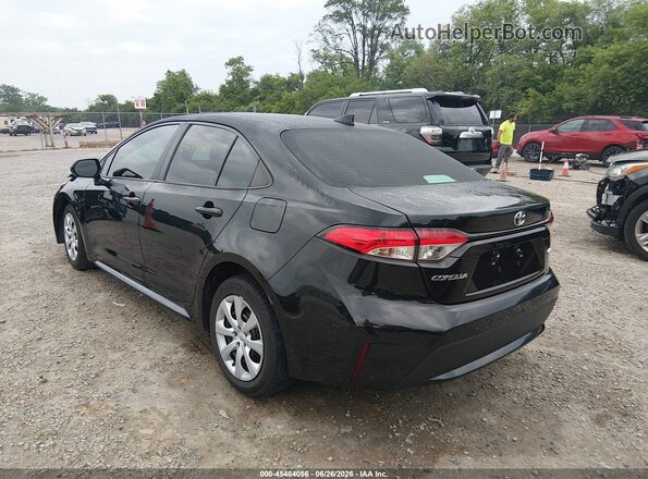 5YFEPMAE4NP374627 2022 TOYOTA COROLLA Black Rear left