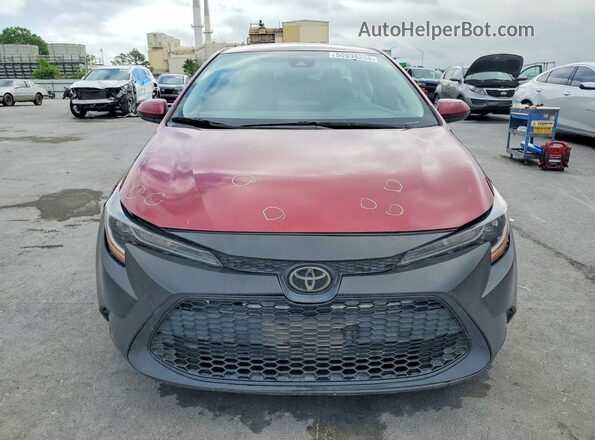 5YFEPMAE5NP307275 2022 TOYOTA COROLLA Maroon 