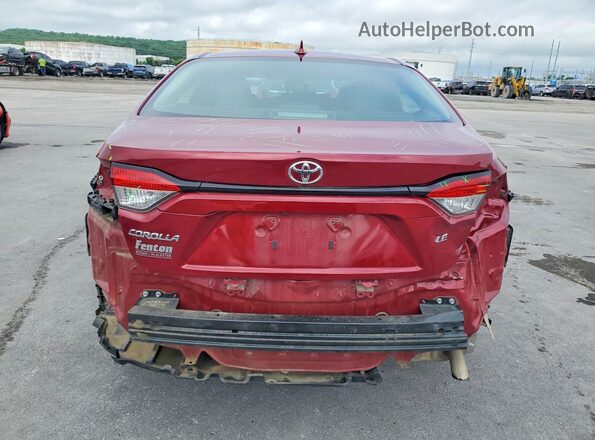 5YFEPMAE5NP307275 2022 TOYOTA COROLLA Maroon 