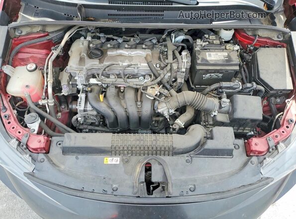 5YFEPMAE5NP307275 2022 TOYOTA COROLLA Maroon 
