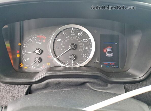 5YFEPMAE5NP317658 2022 TOYOTA COROLLA Silver Vista del cuadro de instrumentos