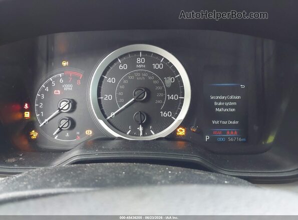 5YFEPMAE5NP344066 2022 TOYOTA COROLLA Blue Հետևի նստատեղերի տեսք