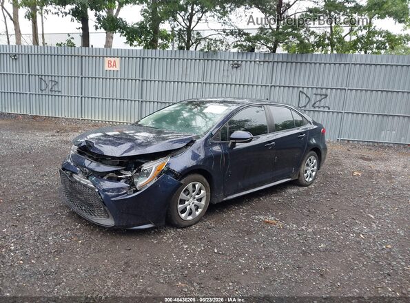 5YFEPMAE5NP344066 2022 TOYOTA COROLLA Blue Առջևի ձախ երեք քառորդ տեսարան