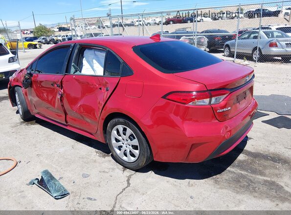 5YFEPMAE6MP173150 2021 TOYOTA COROLLA Red Rear left