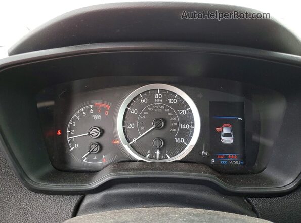 5YFEPMAE6MP201478 2021 TOYOTA COROLLA White ხელსაწყოთა პანელის ხედი