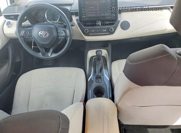 5YFEPMAE6MP211623 2021 TOYOTA COROLLA White Առջևի վահանակի տեսք