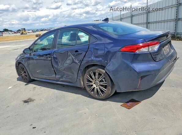 5YFEPMAE6NP323761 2022 TOYOTA COROLLA Blue უკანა მარცხენა