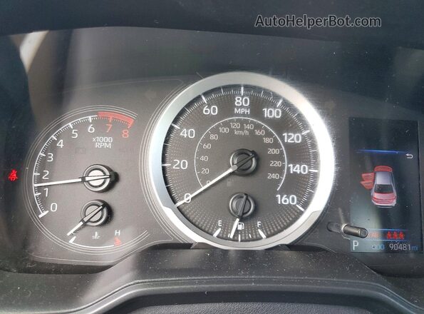 5YFEPMAE6NP323761 2022 TOYOTA COROLLA Blue ხელსაწყოთა პანელის ხედი