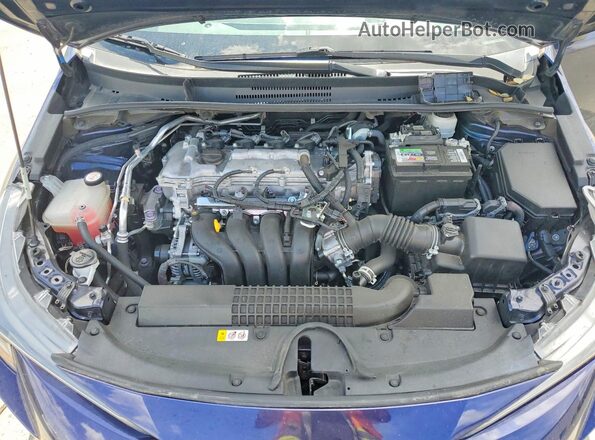 5YFEPMAE6NP323761 2022 TOYOTA COROLLA Blue უკანა სალონის ხედი