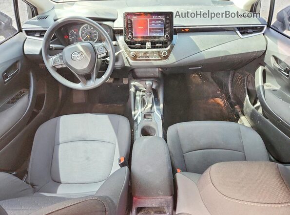 5YFEPMAE6NP375939 2022 TOYOTA COROLLA Black Dashboard view
