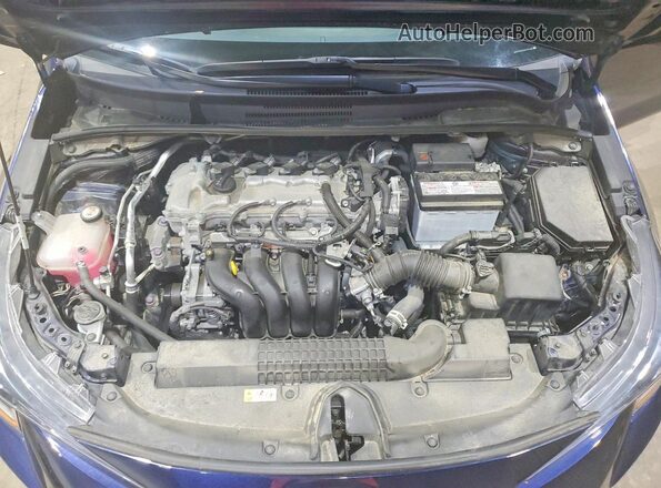 5YFEPMAE6NP384902 2022 TOYOTA COROLLA Blue უკანა სალონის ხედი