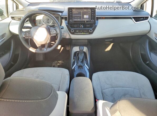 5YFEPMAE7MP165753 2021 TOYOTA COROLLA Silver Առջևի վահանակի տեսք