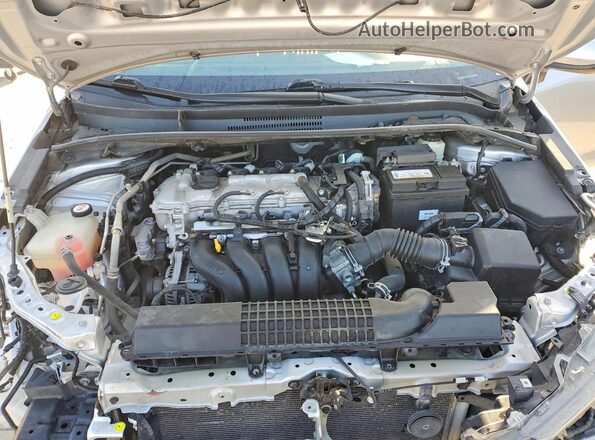 5YFEPMAE7MP165753 2021 TOYOTA COROLLA Silver Սալոնի հետևի տեսք