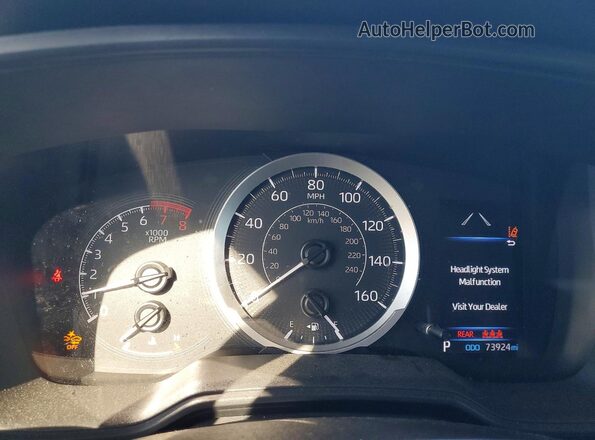 5YFEPMAE7MP189759 2021 TOYOTA COROLLA White Սարքավորումների վահանակի տեսք