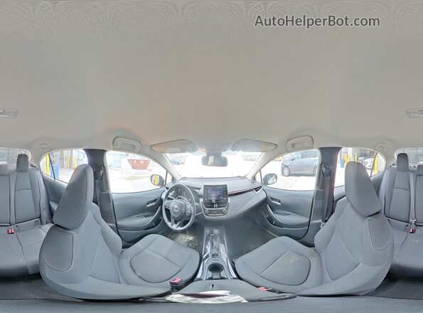 5YFEPMAE7MP207239 2021 TOYOTA COROLLA Gray VIN sticker view