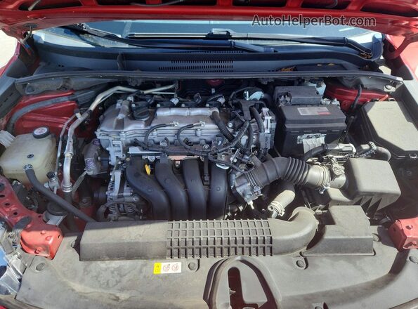 5YFEPMAE7MP239835 2021 TOYOTA COROLLA Red Սալոնի հետևի տեսք