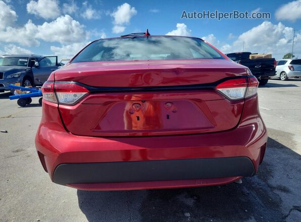 5YFEPMAE7MP239835 2021 TOYOTA COROLLA Red Հետևի տեսք