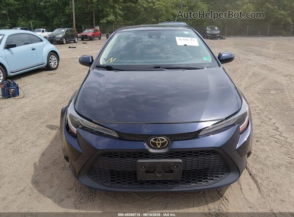 5YFEPMAE7MP269370 2021 TOYOTA COROLLA Blue Widok zestawu wskaźników