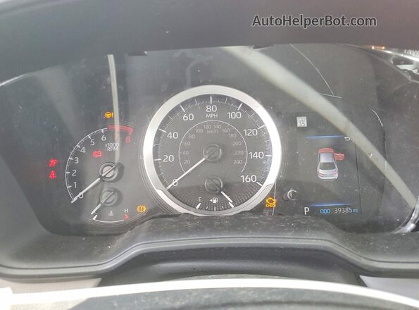 5YFEPMAE7NP324577 2022 TOYOTA COROLLA Red Սարքավորումների վահանակի տեսք