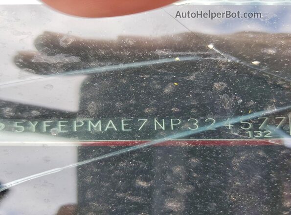 5YFEPMAE7NP324577 2022 TOYOTA COROLLA Red Շարժիչի բաժամունքի տեսք