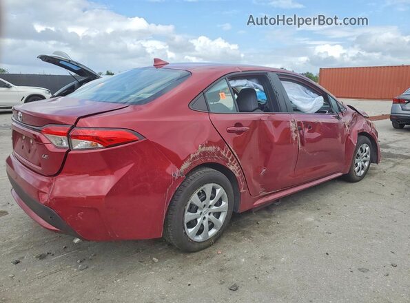 5YFEPMAE7NP324577 2022 TOYOTA COROLLA Red Հետևի աջ