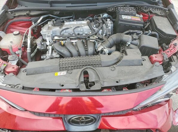 5YFEPMAE7NP324577 2022 TOYOTA COROLLA Red Սալոնի հետևի տեսք