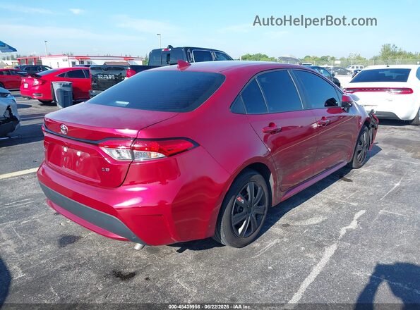 5YFEPMAE7NP327463 2022 TOYOTA COROLLA Red Rear right