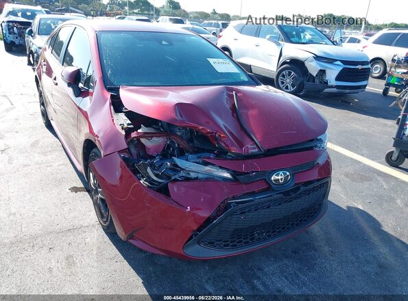 5YFEPMAE7NP327463 2022 TOYOTA COROLLA Red Front view