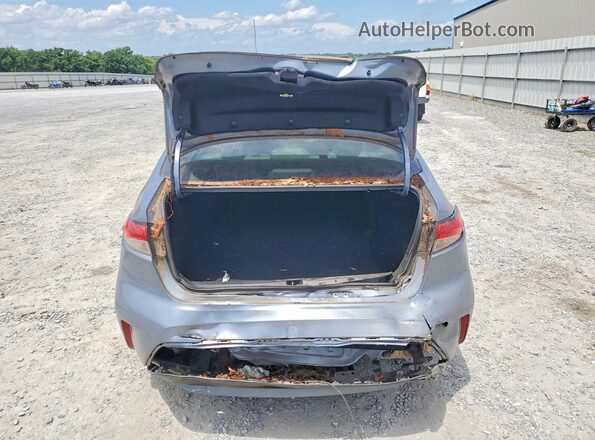 5YFEPMAE7NP363802 2022 TOYOTA COROLLA Gray Вид ззаду