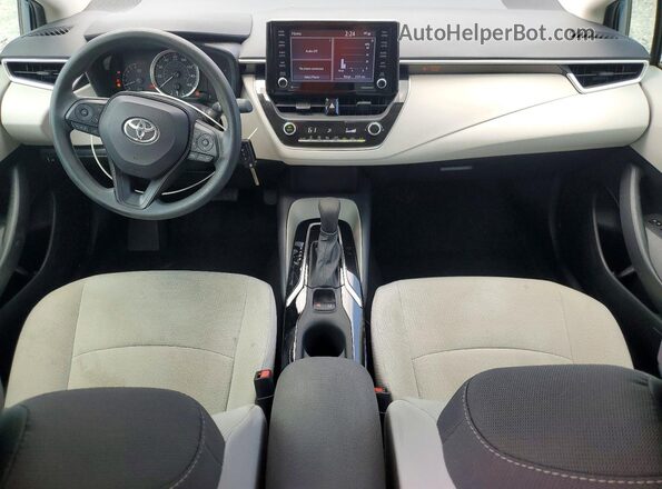 5YFEPMAE7NP363802 2022 TOYOTA COROLLA Gray Вид панелі приладів