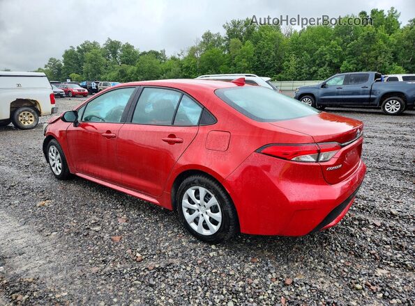 5YFEPMAE8MP148461 2021 TOYOTA COROLLA Red Trasero izquierdo