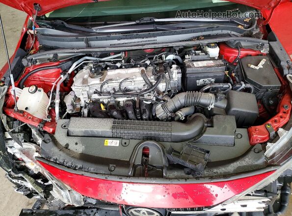 5YFEPMAE8MP148461 2021 TOYOTA COROLLA Red Vista interior trasera