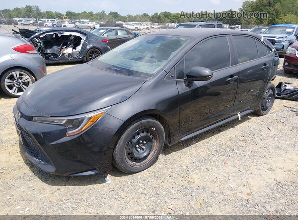 5YFEPMAE8MP177703 2021 TOYOTA COROLLA Black Vista tres cuartos delantera izquierda