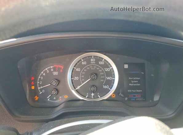 5YFEPMAE8MP190998 2021 TOYOTA COROLLA White Սարքավորումների վահանակի տեսք