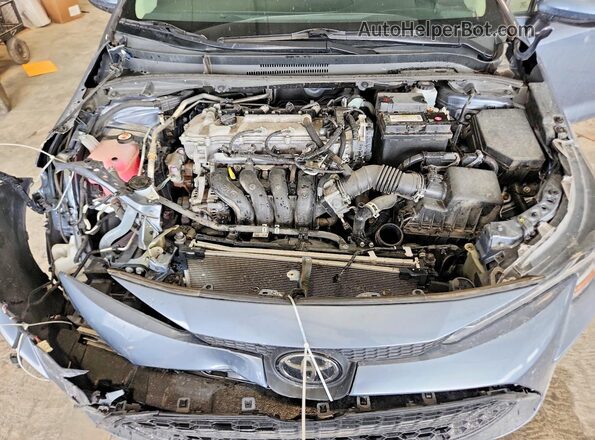 5YFEPMAE8MP209615 2021 TOYOTA COROLLA Blue Rear interior view