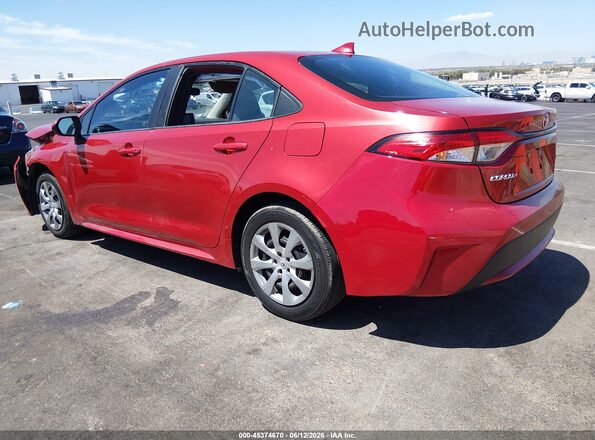 5YFEPMAE8MP234076 2021 TOYOTA COROLLA Red Задня ліва чверть