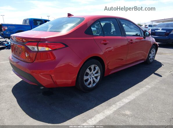 5YFEPMAE8MP234076 2021 TOYOTA COROLLA Red Задня права чверть
