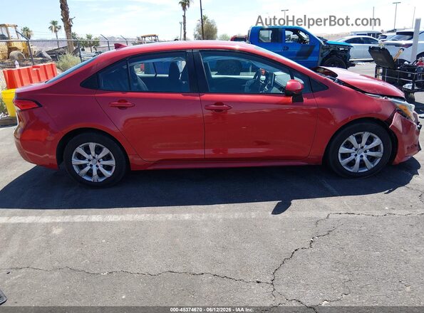 5YFEPMAE8MP234076 2021 TOYOTA COROLLA Red Вид щитка приладів