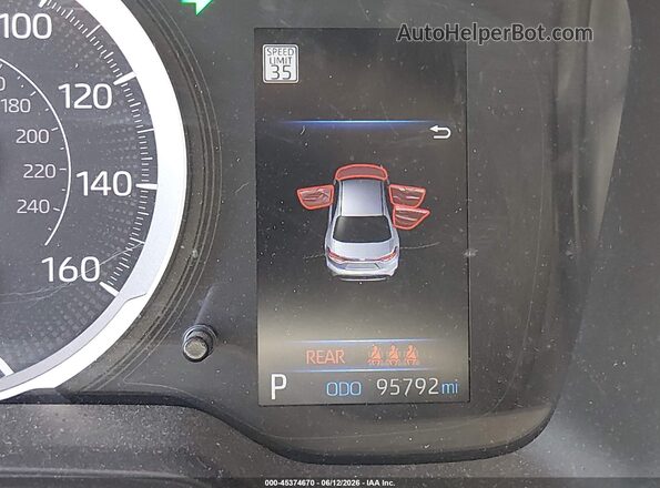 5YFEPMAE8MP234076 2021 TOYOTA COROLLA Red Панорамний вид салону 360°