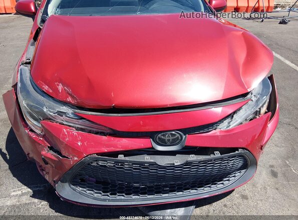 5YFEPMAE8MP234076 2021 TOYOTA COROLLA Red Вид спереду
