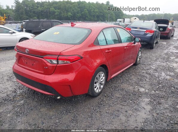 5YFEPMAE8MP235471 2021 TOYOTA COROLLA Красный Задняя правая четверть