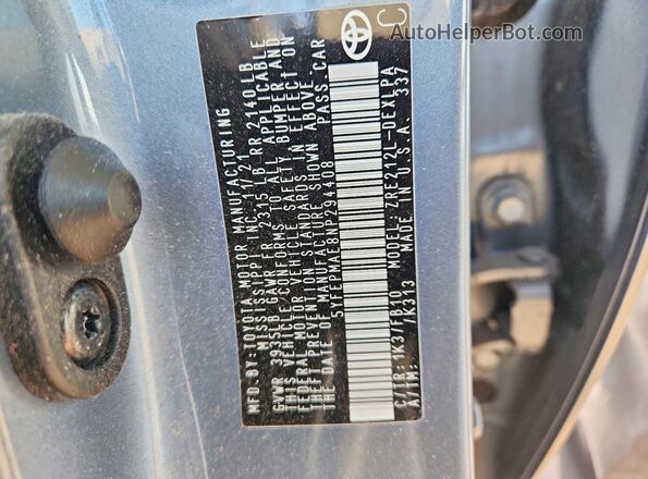 5YFEPMAE8NP294408 2022 TOYOTA COROLLA Blue ძრავის განყოფილების ხედი